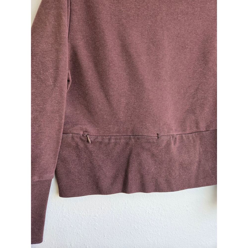 Nike Dri-FIT Get Fit Maroon Funnel Neck Training Sweatshirt Size M - Picture 3 of 9